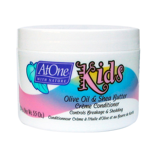 At One With Nature Kids Olive Oil & Shea Butter Crème Conditioner 154 g