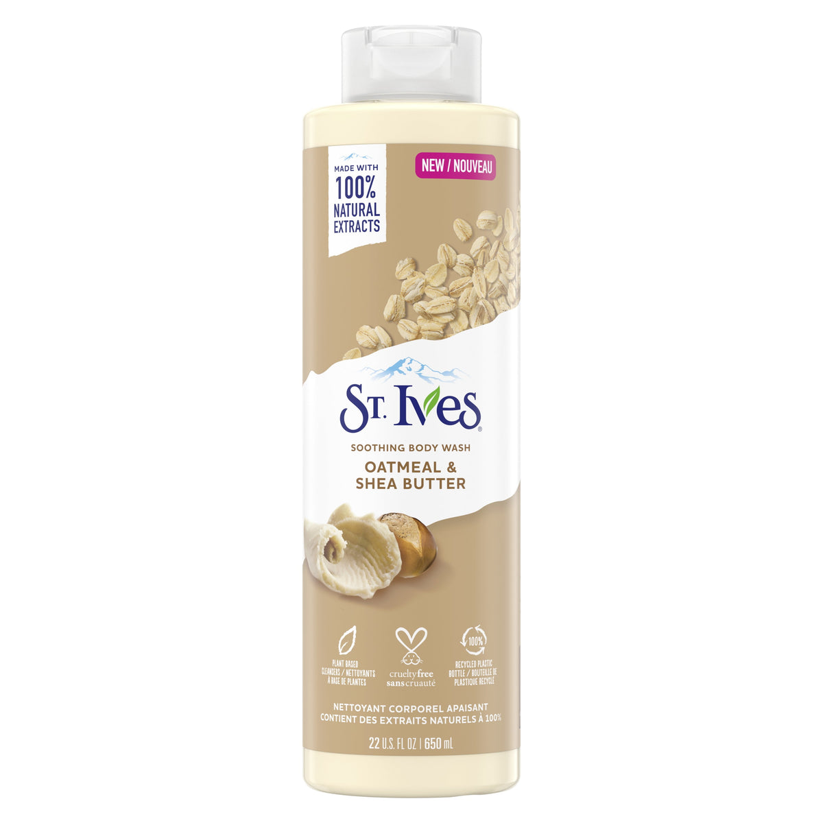 ST IVES OATMEAL&SHEA BUTTER BODY WASH/650ML
