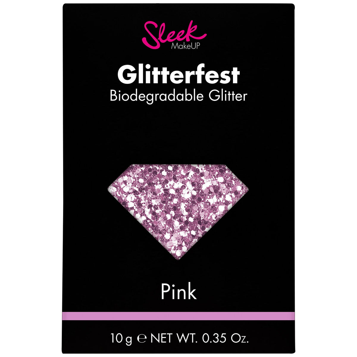 Sleek MakeUP Glitterfest Biodegradable Glitter – Pink 10g