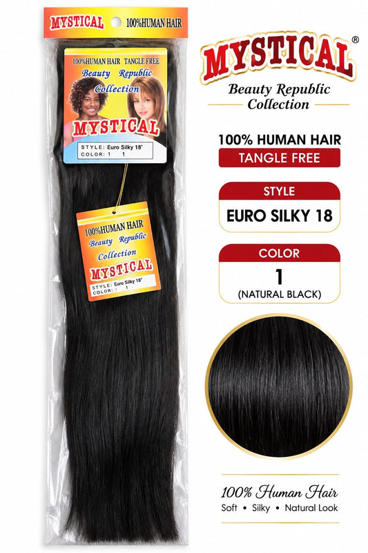 Mystical Euro Silky human hair shown in 18-inch colour 1