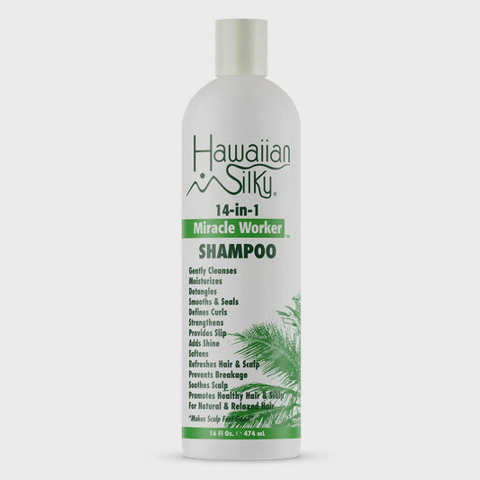 Hawaiian Silky 14-in-1 Miracle Worker Shampoo 16 fl oz 474ml