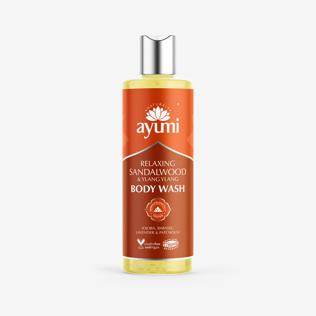 AYUMI SANDAL WOOD AND YLANG YLANG BODY WASH/ 250 ML