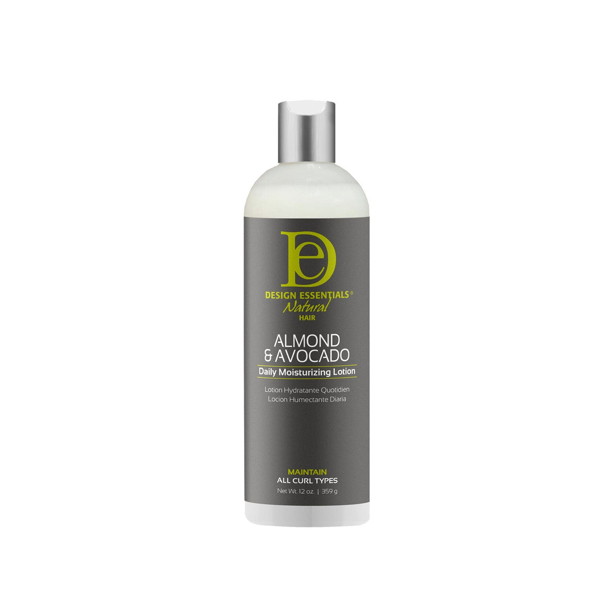 Design Essentials  Almond & Avocado Daily Moisturizing Lotion — 12 oz pictured