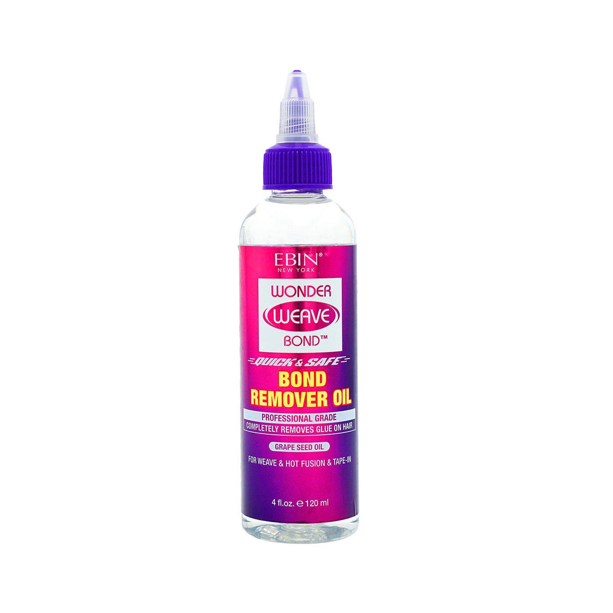 EBIN Wonder Weave Bond Bond Remover Oil — 120 ml pictured