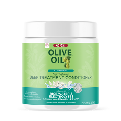 ORS Olive Oil Max Moisture Deep Treatment Conditioner 567 g — front pack — SKU 632169210176