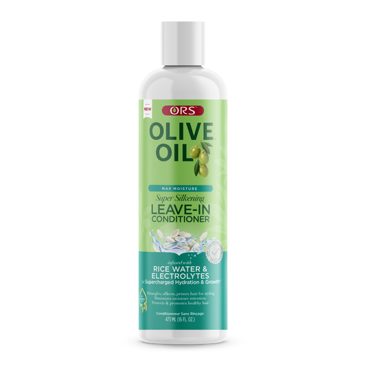 ORS Olive Oil Max Moisture Leave-In Conditioner 473 ml — front pack — SKU 632169210206