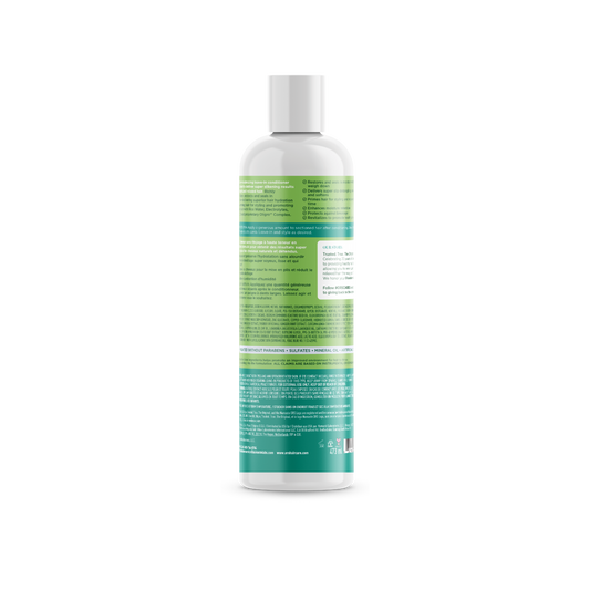 ORS Olive Oil Max Moisture Leave-In Conditioner 473 ml — back and side label — SKU 632169210206