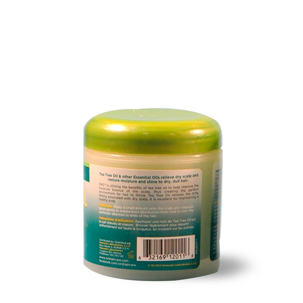 ORS Tea Tree Oil Hairdress 156g - rear or side label view 2 - SKU 632169120116