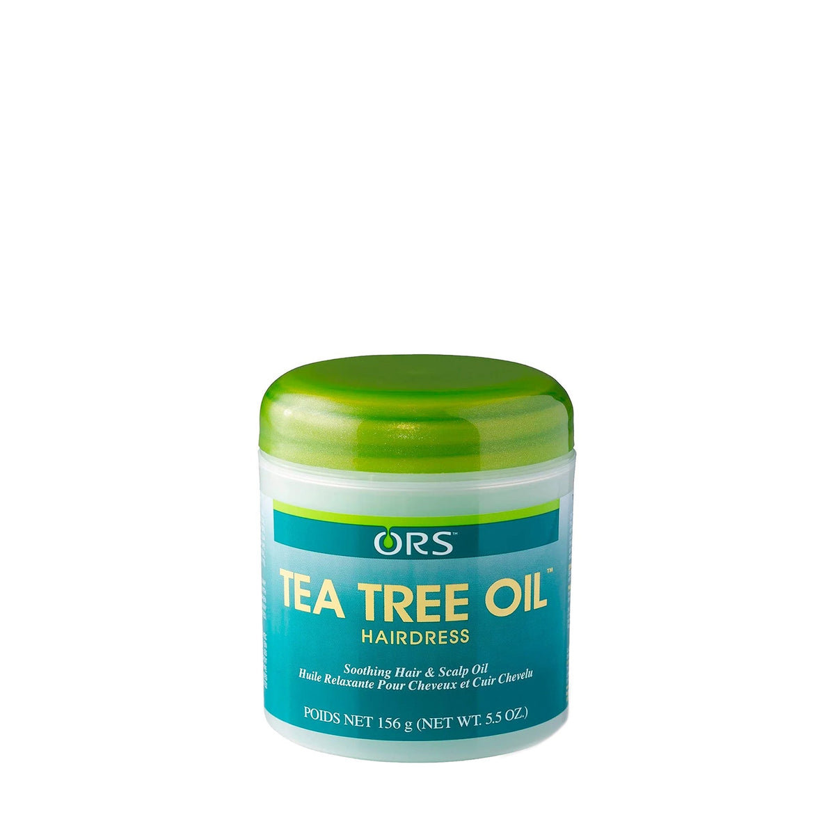 ORS Tea Tree Oil Hairdress 156g - front pack - SKU 632169120116