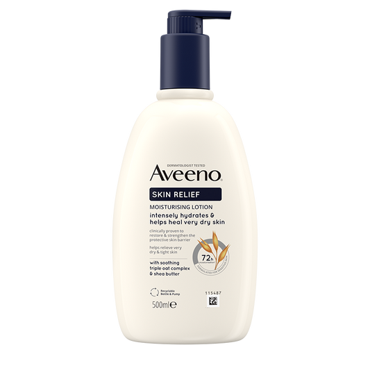 Aveeno Skin Relief Moisturising Lotion 500ml, UK bottle front