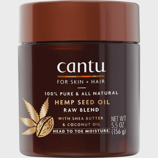 Cantu For Skin + Hair Hemp Seed Oil Raw Blend Head To Toe Moisture