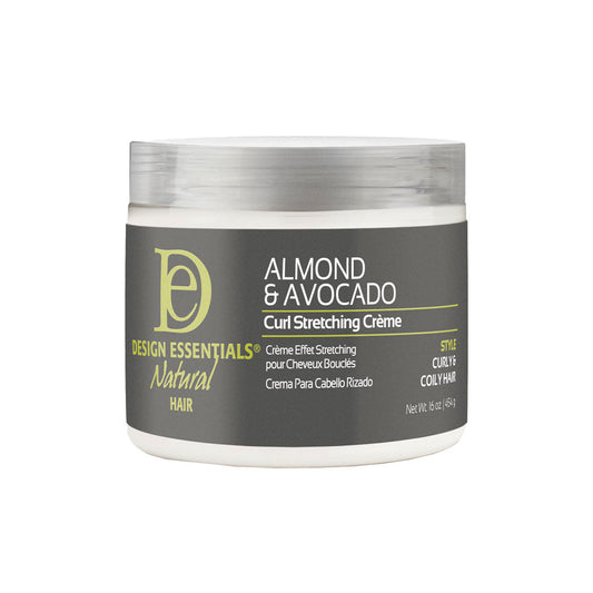 DESIGN ESSENSIALS ALMOND & AVOCADO CURL STRECHING CREME 454g