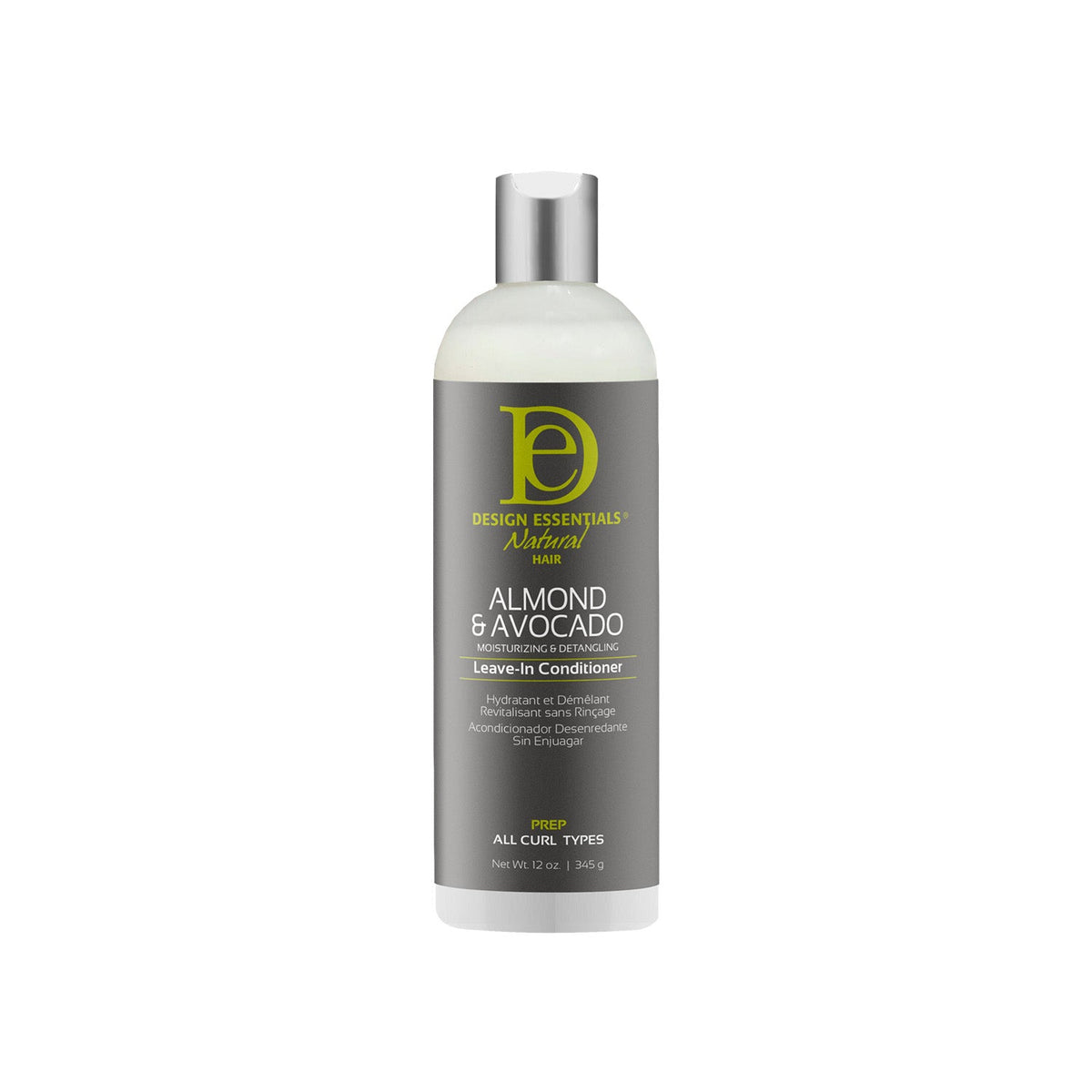 Design Essentials Almond & Avocado Moisturizing & Detangling Leave-In Conditioner 12oz