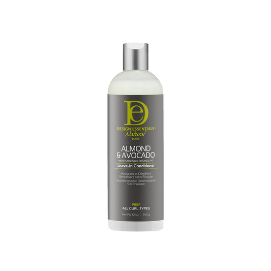 Design Essentials Almond & Avocado Moisturizing & Detangling Leave-In Conditioner 12oz