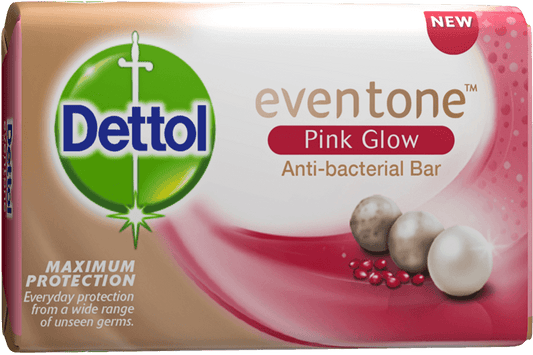 Dettol eventone pink glow antibacterial bar