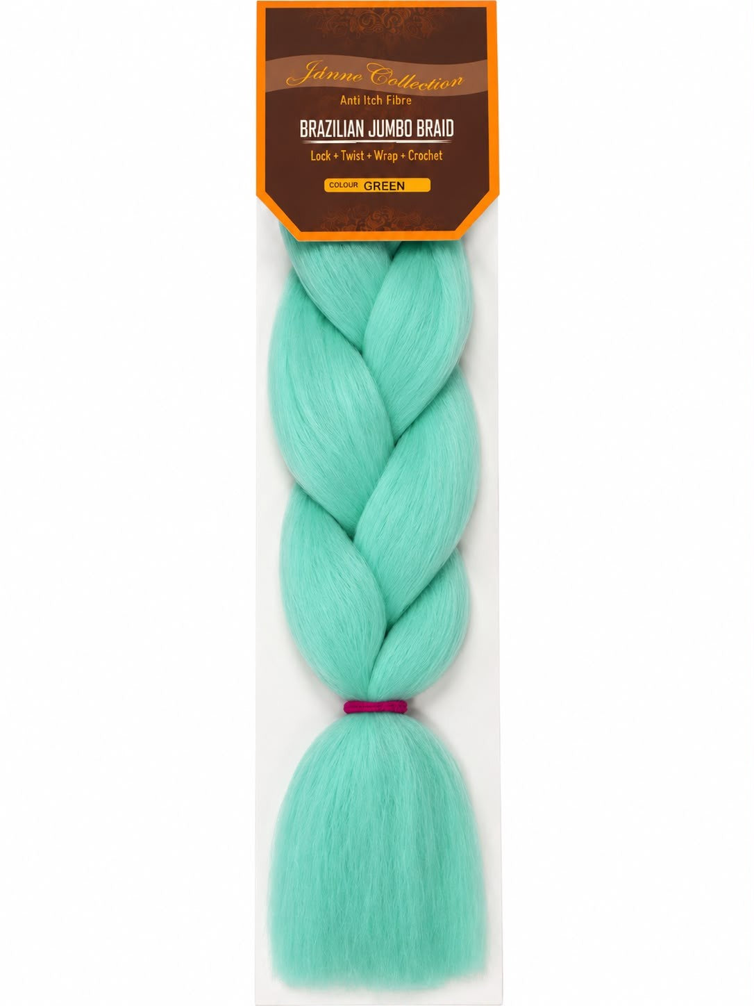 Tiffany Collections Brazilian Jumbo Braid – colour Green, Lightspeed gallery photo