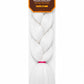 Tiffany Collections Brazilian Jumbo Braid – colour White, Lightspeed gallery photo