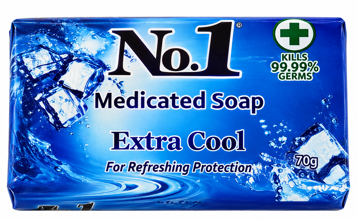 Hello Products Medicated Soap No.1 Extra Cool — restored product photograph