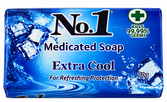 Hello Products Medicated Soap No.1 Extra Cool — restored product photograph
