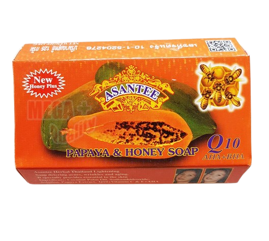 ASANTEE PAPAYA & HONEY SOAP 125G