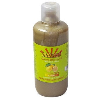 Makazo  African Black Soap Savon Noir Lemon Fresh