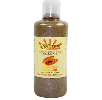 Makazo African Black Soap Papaya Body Wash 977 ml
