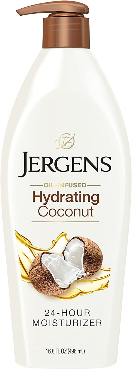Jergens Hydrating Dry-skin Lotion, Coconut, 621ml