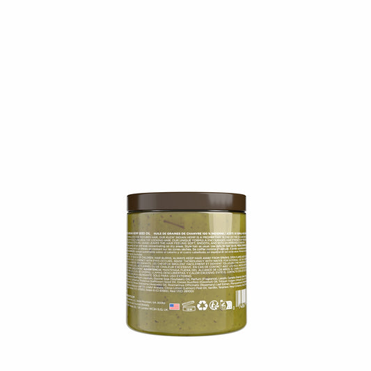 Kuza 100% Indian Hemp Hair & Scalp Treatment, 7.7 oz rear label — SKU 074867770369