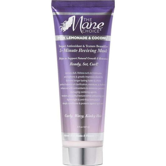 The Mane Choice Pink Lemonade & Coconut 5-Minute Reviving Mask, 237 ml tube