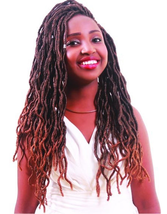 Natural Locs – Looped crochet, Wavy, 18″, 36pcs