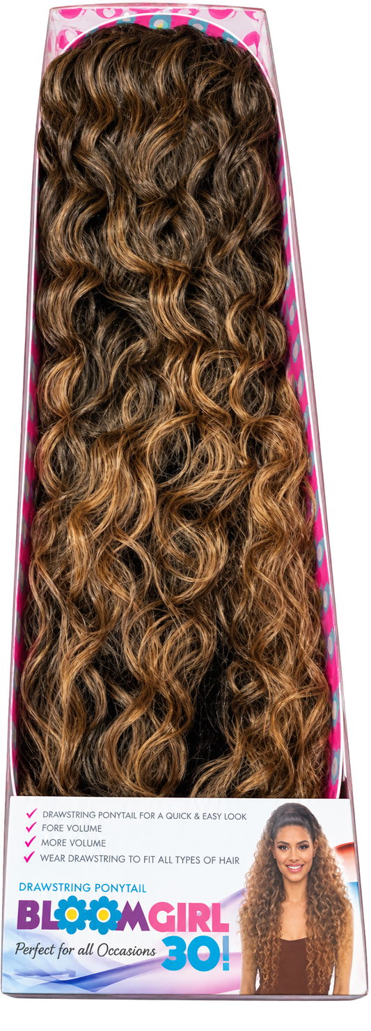 obsession ponytail bloom girl — restored product photograph