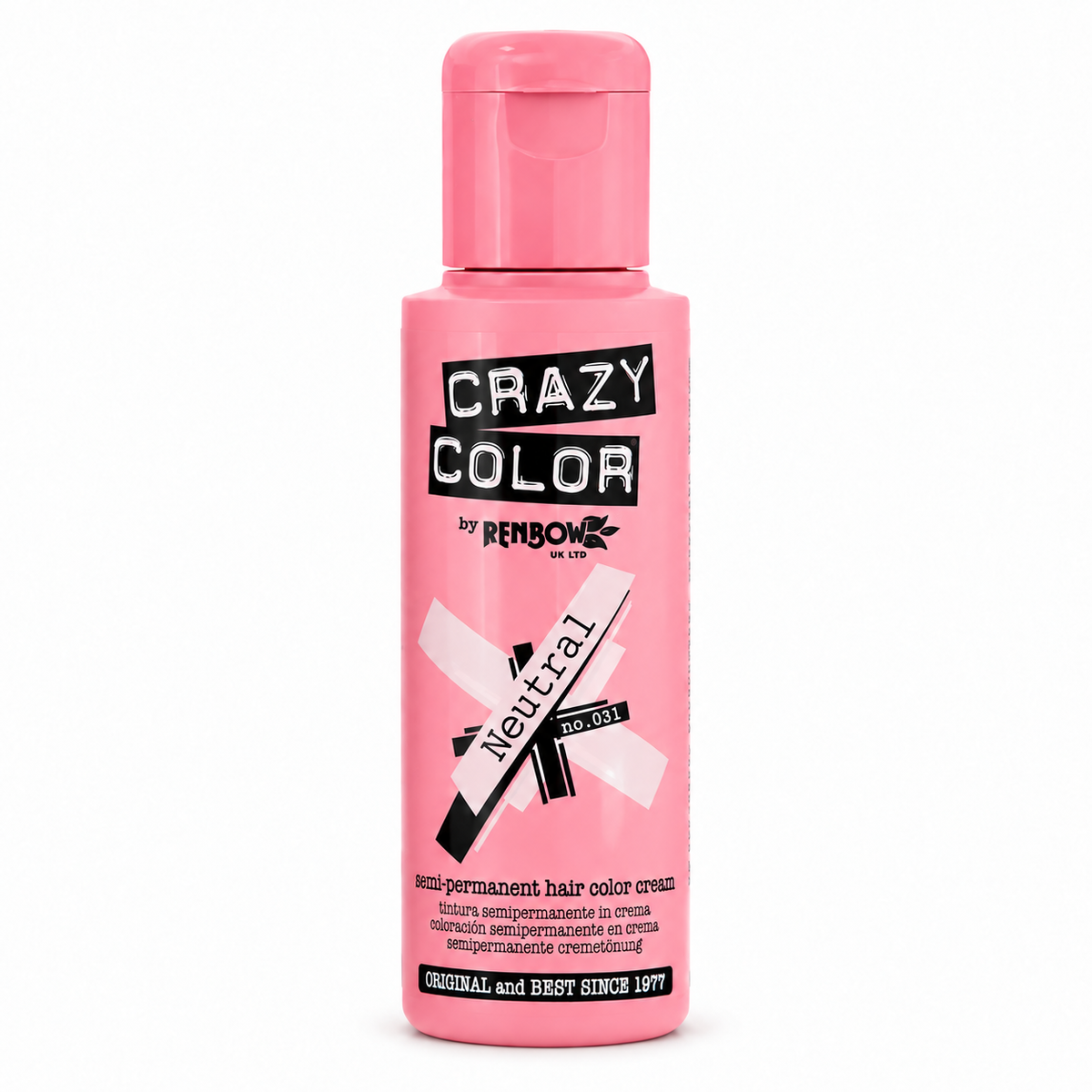 Crazy Color By Renbow Semi-Permanent Hair Color — Neutral no.031