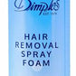 Dimples Hair Remover Spray Foam - Lemon Fresh