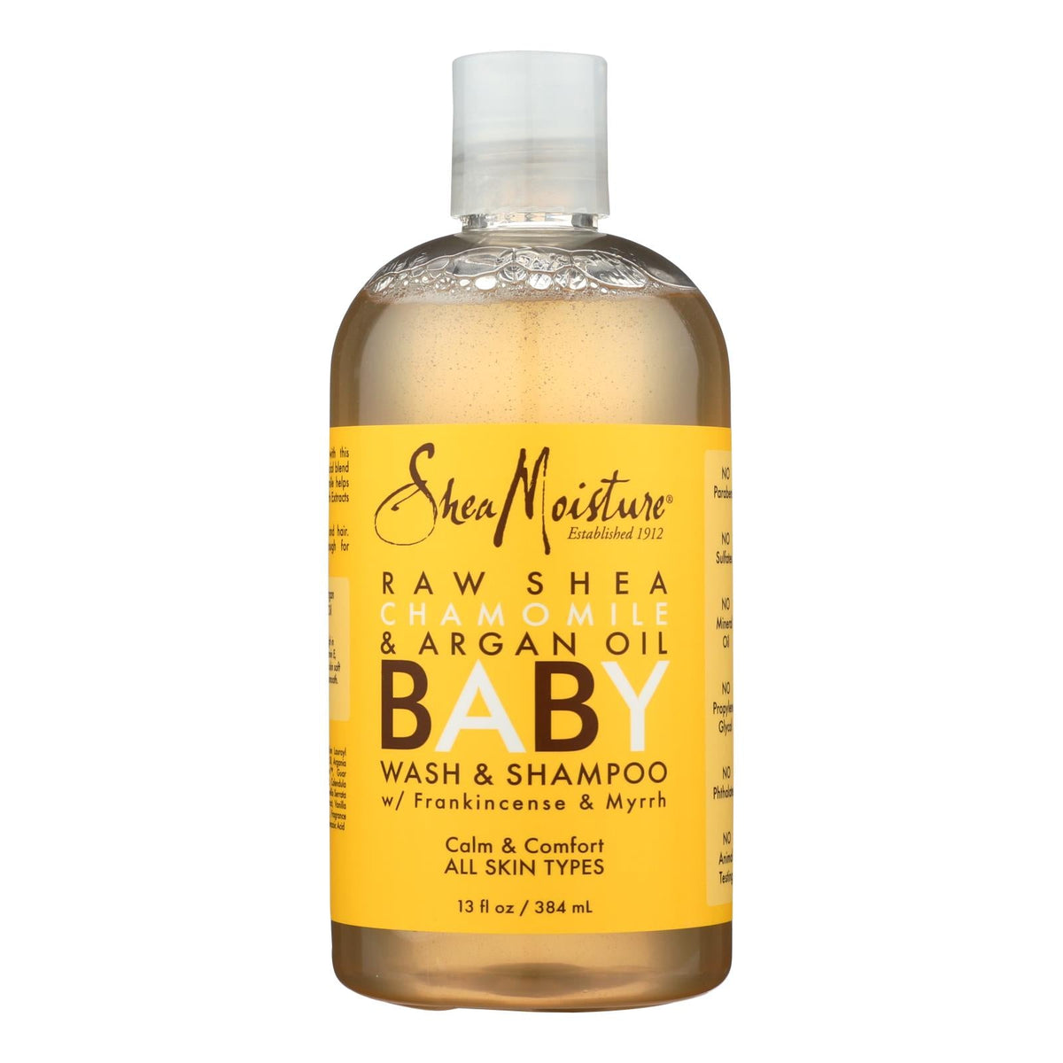 SheaMoisture Raw Shea Chamomile and Argan Oil Baby Wash and Shampoo 13 fl oz