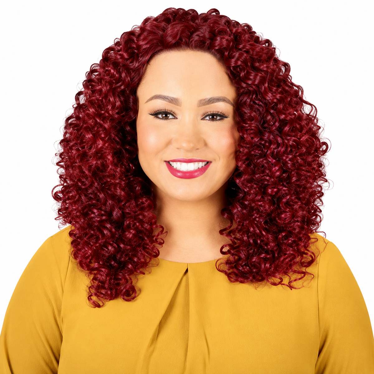 Tiffany Collection Lace Deep Part Mexico Synthetic Wig — restored product photograph