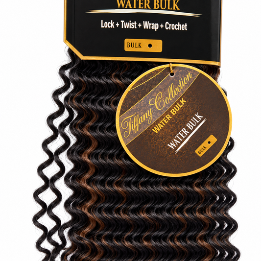 Tiffany Collection Water Bulk Braiding Hair — restored product photograph