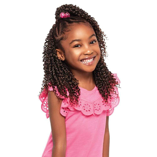 X-Pression Lil Looks 3X Passion Bohemian Feed Twist 10-inch styled example