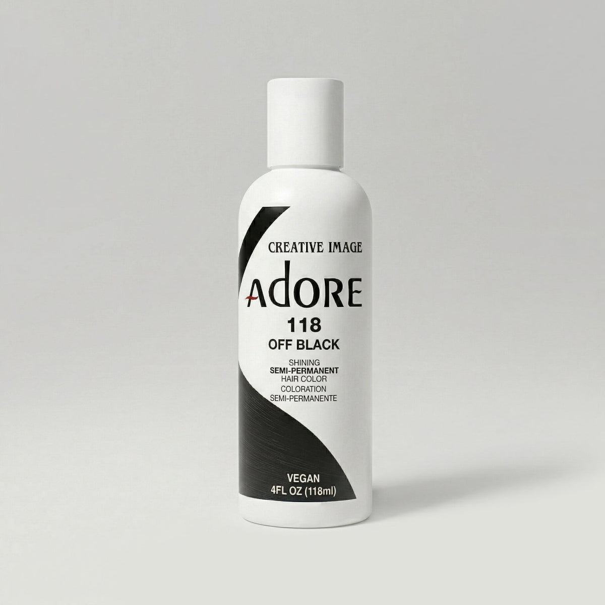 Adore Semi-Permanent Hair Colour 118ml — 118 Off Black