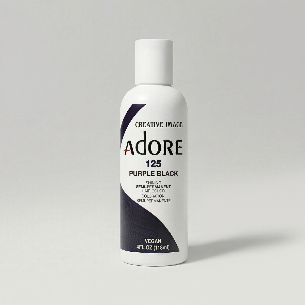 Adore Semi-Permanent Hair Colour 118ml — 125 Purple Black