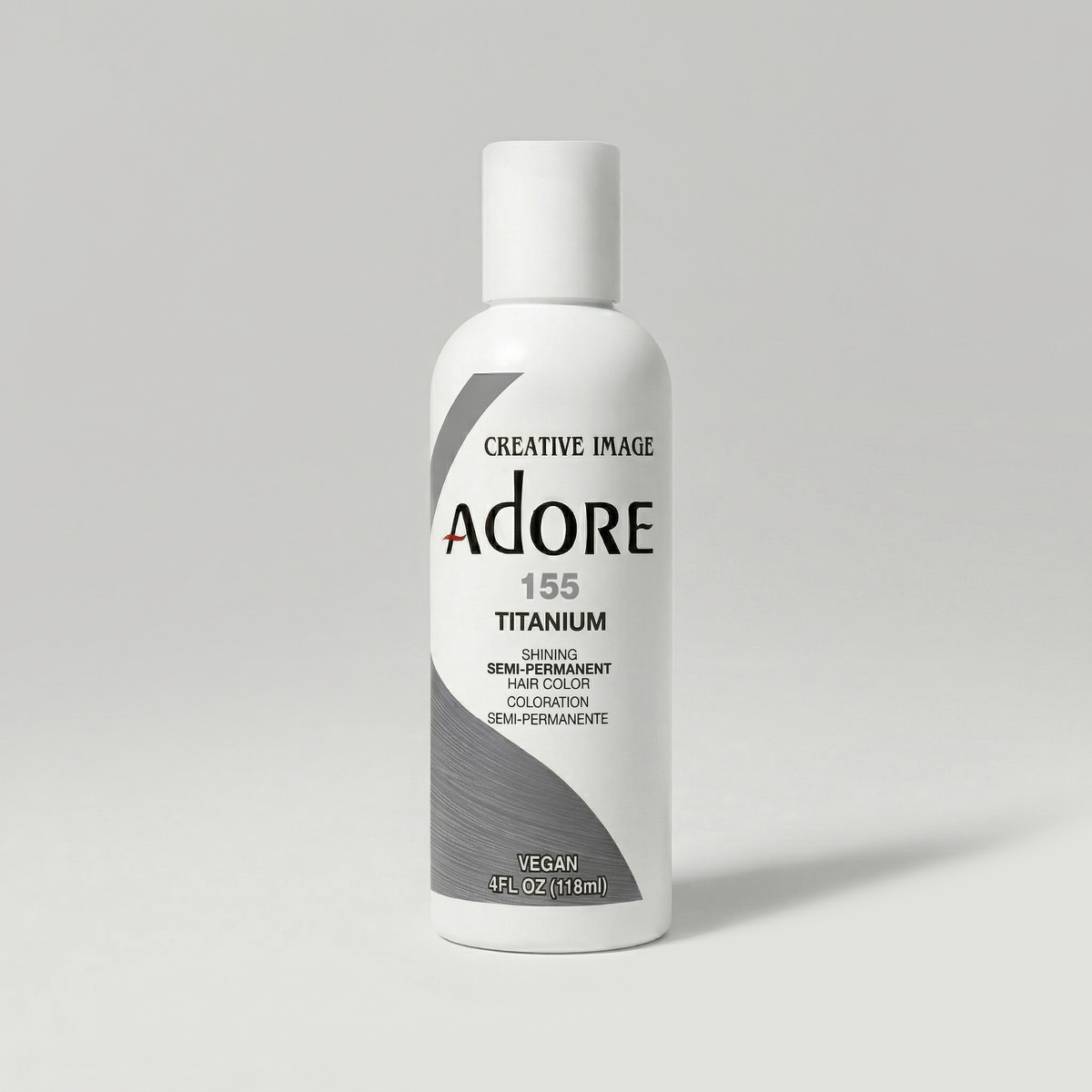Adore Semi-Permanent Hair Colour 118ml — 155 Titanium