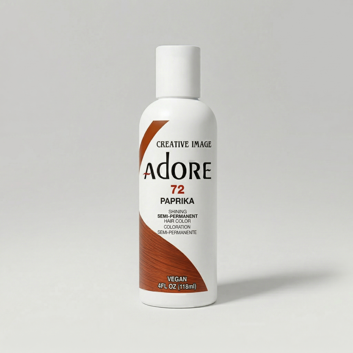 Adore Semi-Permanent Hair Colour 118ml — 72 Paprika — SKU 661157104128