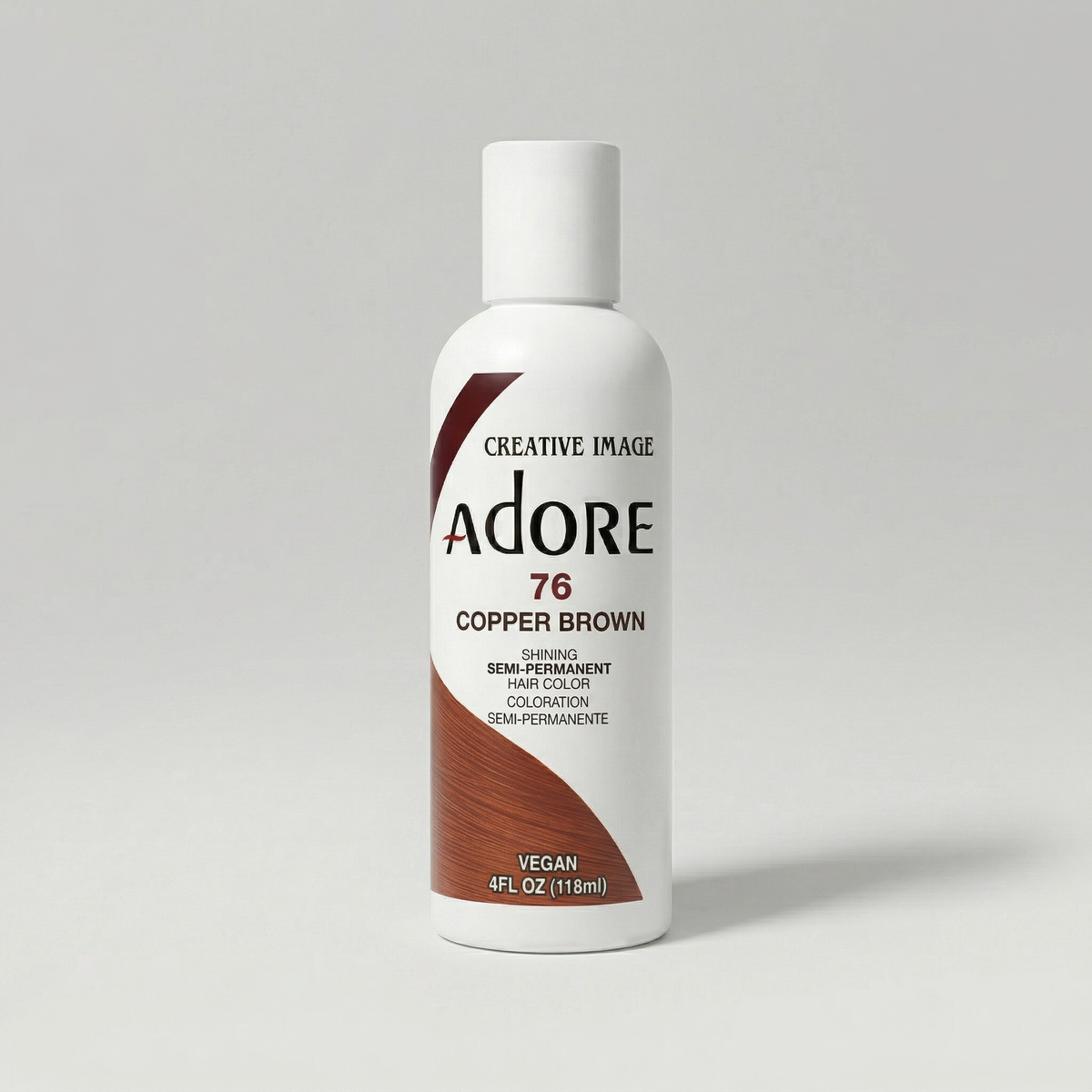 Adore Semi-Permanent Hair Colour 118ml — 76 Copper Brown