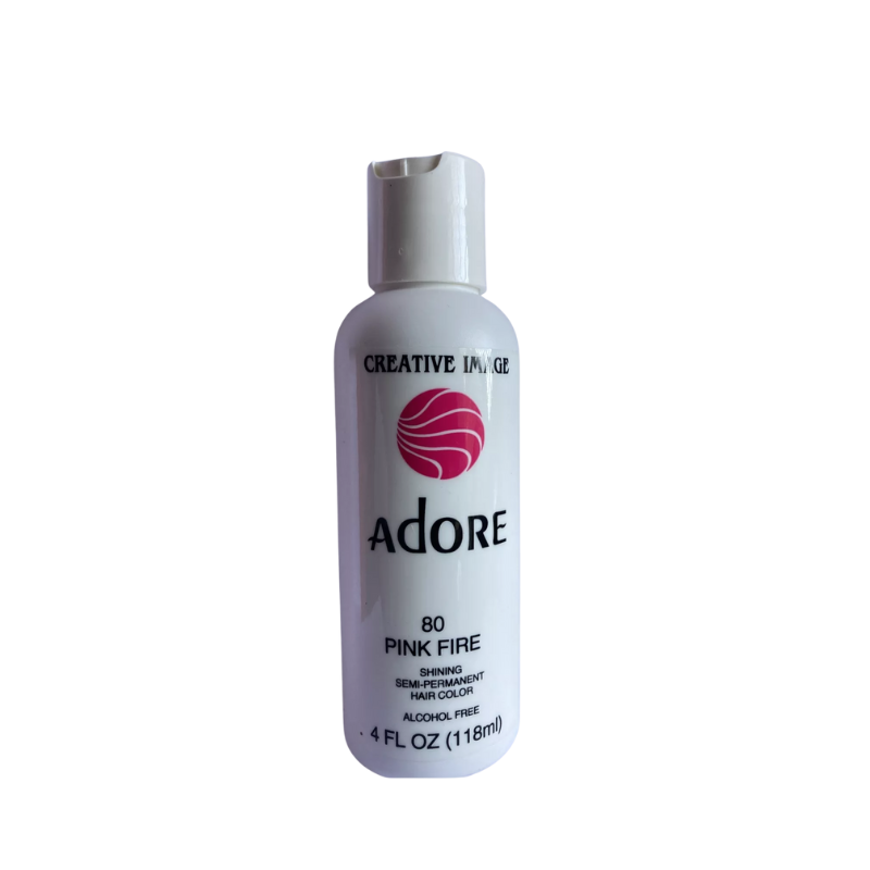 Adore Semi-Permanent Hair Colour 118ml — 80 Pink Fire — SKU 661157100809