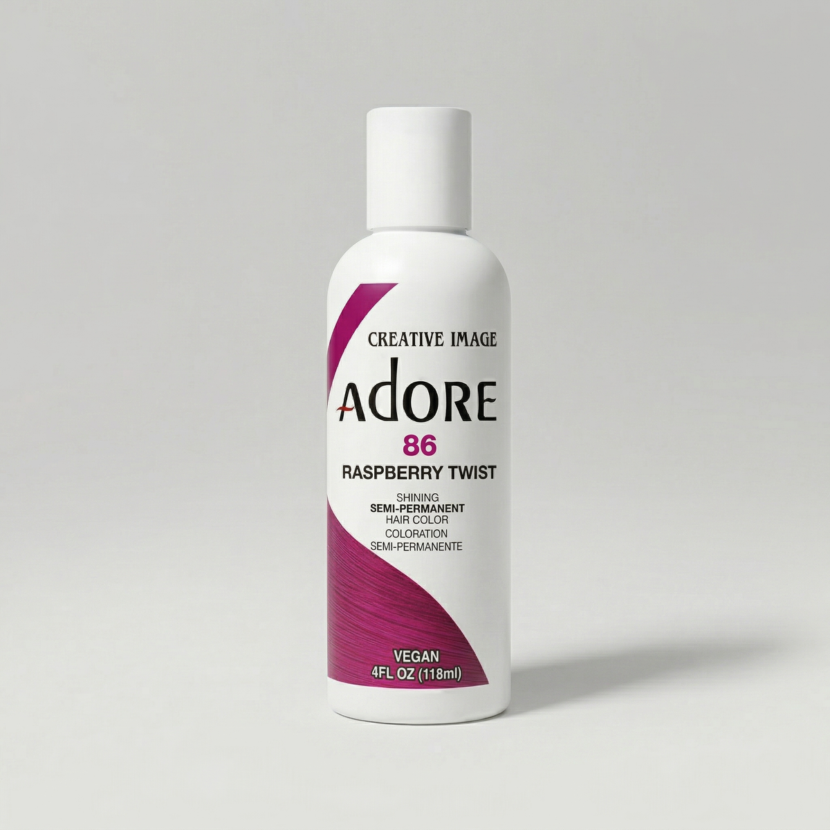 Adore Semi-Permanent Hair Colour 118ml — 86 Raspberry Twist — SKU 661157100861