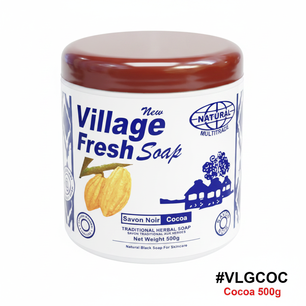 Natural Multitrade Village Fresh Cocoa Traditional Herbal Soap 500g